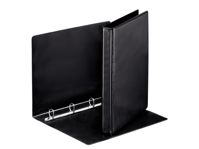 Classeur panorama Esselte Essentials A4 4 anneaux méc-D 20mm noir