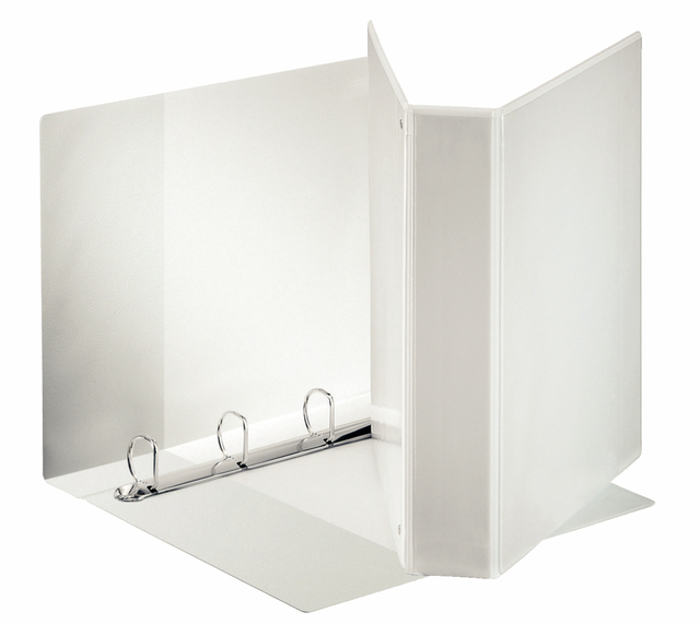 Classeur panorama Esselte Essentials A4 4 anneaux méc-D 50mm blanc