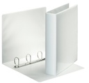 Classeur panorama Esselte A4 4 anneaux méc-D 25mm PP blanc