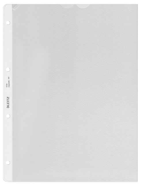 Showtas Leitz Premium copy safe 0.13mm 4-gaats PP A4 transparant 100 stuks