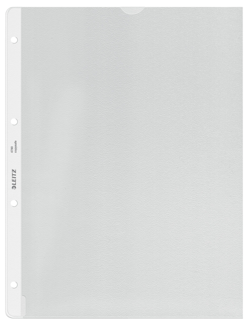 Showtas Leitz Premium met uitsnede copy safe 0.13mm PP A4 transparant 100 stuks