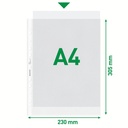 Showtas Leitz Premium 0.10mm PP A4 transparant 100 stuks