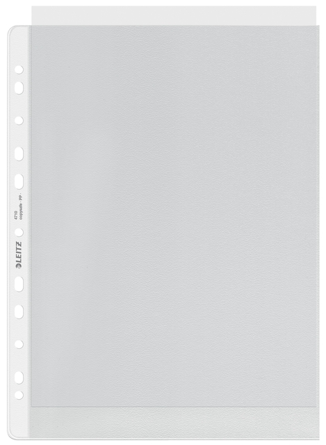Pochette Leitz Premium Copy safe A4 PP 0,13mm transparent 100 pièces