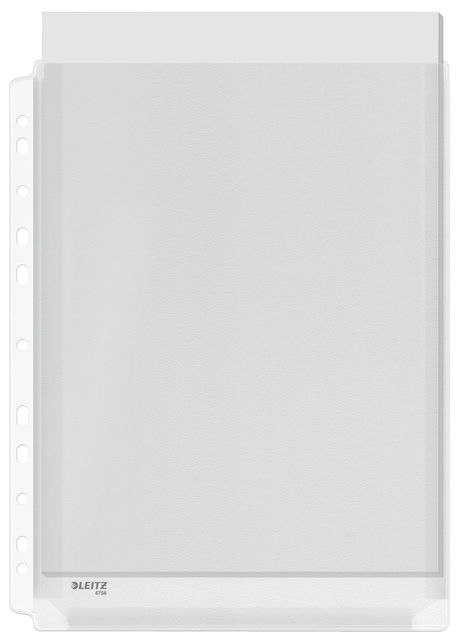 Pochette Leitz Premium Copy safe PVC 0,17mm à soufflet transparent 10 pièces