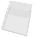 Harmonica showtas Leitz Premium met bovenklep copy safe PP A4  glashelder 5 stuks