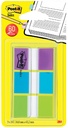 Indextabs Post-it 680 24mmx43.2mm helder assorti 60 tabs