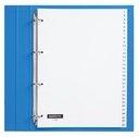 Intercalaire Quantore 4 perforations numéro 1-31 PP blanc