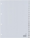 Intercalaire Kangaro G420AZ A4 4 perforations 20 onglets A-Z PP gris