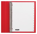 Intercalaire Quantore 23 perforations numéro 1-12 PP blanc
