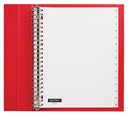 Intercalaire Quantore 23 perforations numéro 1-15 blanc PP
