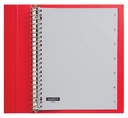 Intercalaire Quantore 23 perforations numéro 1-7 PP gris