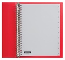 Intercalaires Quantore 23 perf numéro 1-10 gris PP