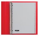 Intercalaire Quantore 23 perforations numéro 1-52 PP gris