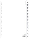 Intercalaires Kangaro 23 perf PK412CM numéro 1-12 carton