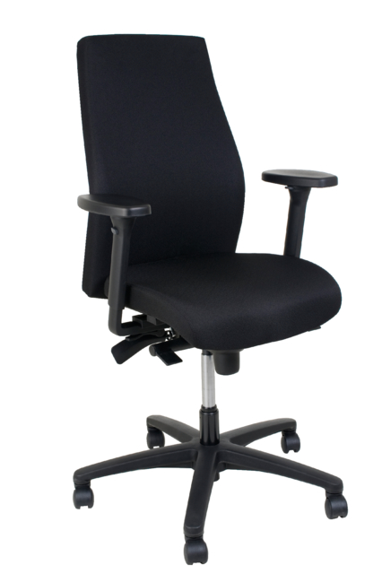 Chaise de bureau Euroseats Torino noir