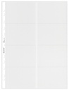 Showtas Leitz Premium voor visitekaartjes copy safe PP A4 glashelder 10 stuks