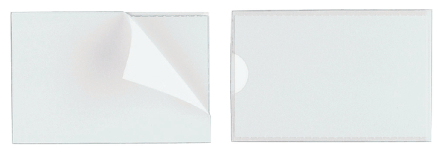Etikethouder Durable pocketfix 60x150mm zelfklevend 10 stuks