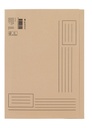 Chemise Quantore A4 bord décalé 250g beige