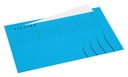 Chemise Secolor Folio grand onglet 100% carton recyclé 250g bleu