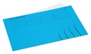 Chemise Secolor Folio 100% carton recyclé 250g bleu