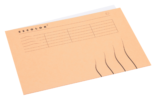 Chemise Secolor A4 100% carton recyclé 250g beige