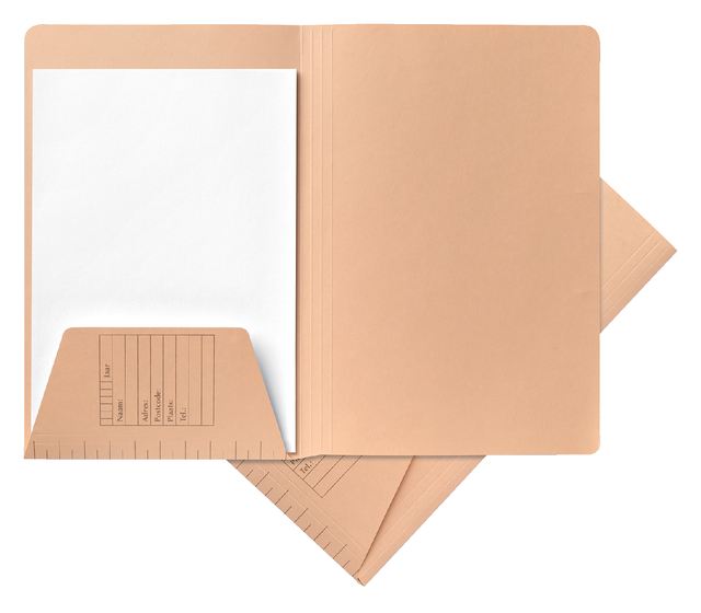 Chemise Djois A4 1 rabat 250g chamois