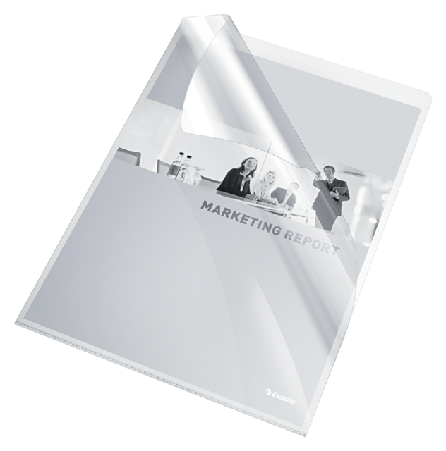 Pochette modèle L Esselte Standard Copysafe A4 PP 0,11mm transparent 100 pièces