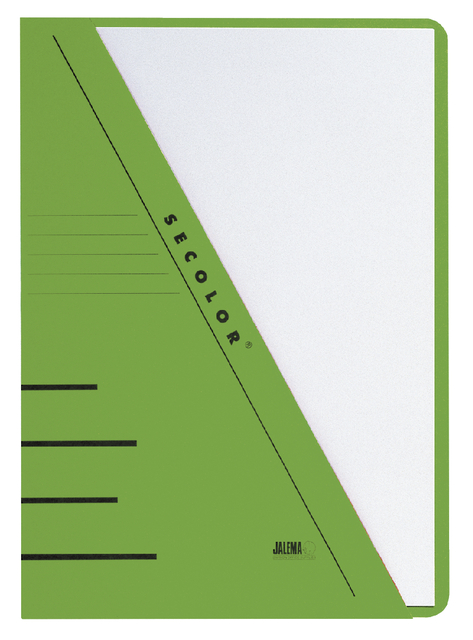 Chemise triangulaire Djois Secolor A4 recyclé 250g vert