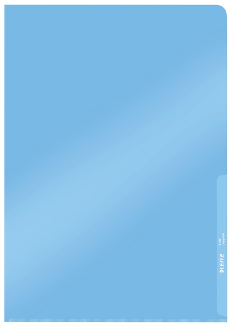 Pochette modèle L Leitz Premium Copysafe A4 PVC 0,15mm bleu 100 pièces