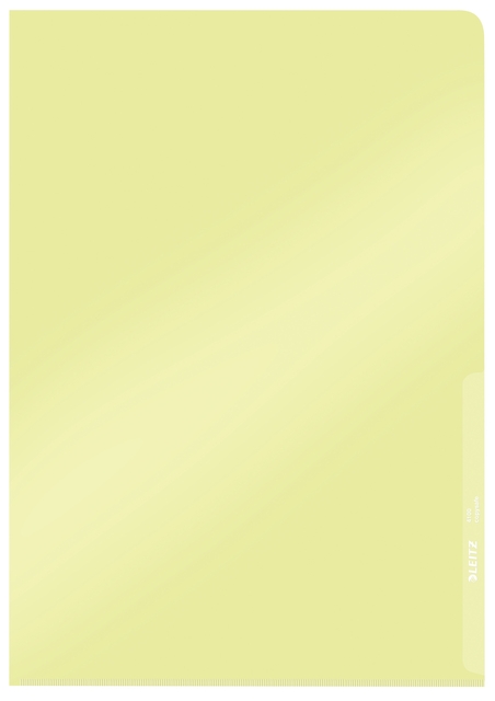 Pochette modèle L Leitz Premium Copysafe A4 PVC 0,15mm jaune 100 pièces