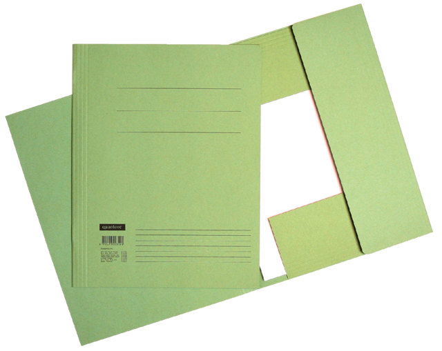 Dossiermap Quantore folio 300gr groen