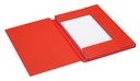 Chemise Secolor Folio 3 rabats carton 100% recyclé 250g rouge