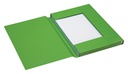 Chemise Secolor Folio 3 rabats carton 100% recyclé 250g vert