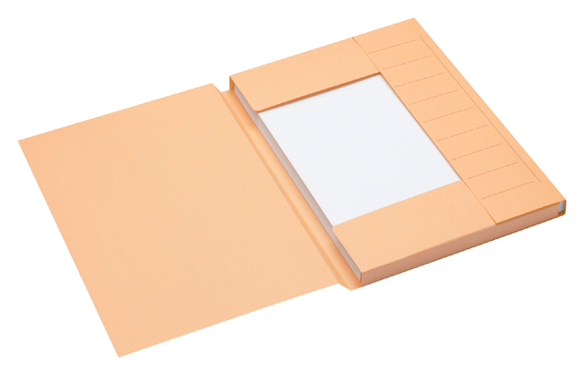 Chemise Secolor A4 3 rabats carton 100% recyclé 250g chamois