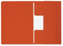 Dossiermap Djois Secolor Mammoet folio 3 kleppen 250gr recycled 360 x 250 mm rood 50 stuks