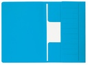Dossiermap Djois Secolor Mammoet folio 3 kleppen 250gr recycled 360x250mm blauw