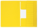 Dossiermap Djois Secolor Mammoet folio 3 kleppen 250gr recycled geel 50 stuks