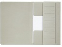 Dossiermap Djois Secolor Mammoet folio 3 kleppen 250gr recycled grijs 50 stuks