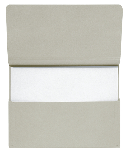 Pochette Secolor Folio carton 100% recyclé 250g gris