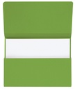 Pochette Secolor Folio carton 100% recyclé 250g vert
