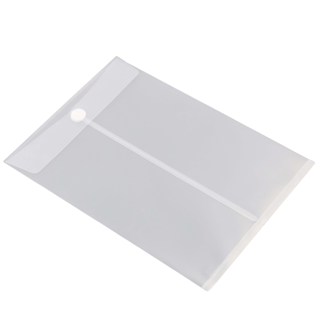 Pochette enveloppe Europel A4 portrait 240x335mm PP transparent blanc