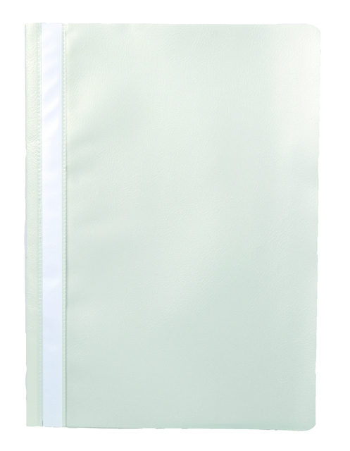 Chemise à lamelle Quantore A4 PP blanc