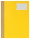 Chemise à lamelle Durable A4 PVC porte-étiquette jaune