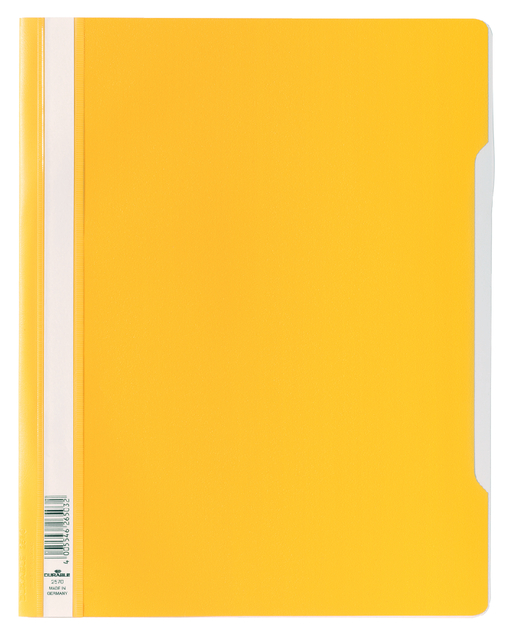 Chemise à lamelle Durable A4 PVC jaune