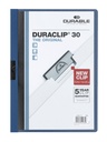 Chemise à clip Durable Duraclip A4 3mm 30 feuilles bleu