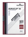 Chemise à clip Durable Duraclip A4 3mm 30 feuilles aubergine