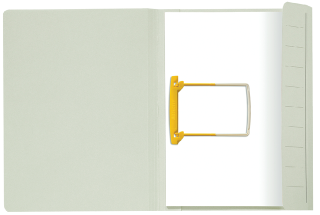 Clipmap Secolor A4 100% gerecycled karton 250gr grijs verpakt per 10 stuks