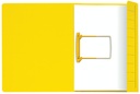 Clipmap Secolor A4 100% gerecycled karton 250gr geel verpakt per 10 stuks