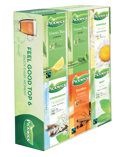 Thé Pickwick multipack original 6x25 sachets Feel Good