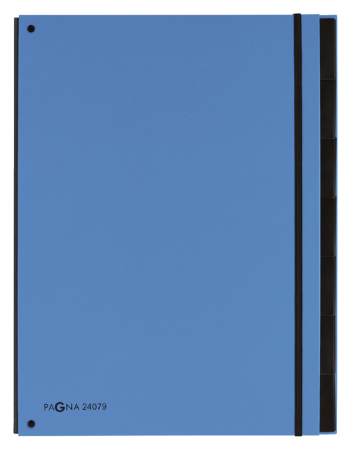 Trieur Pagna Trend A4 7 intercalaires bleu ciel
